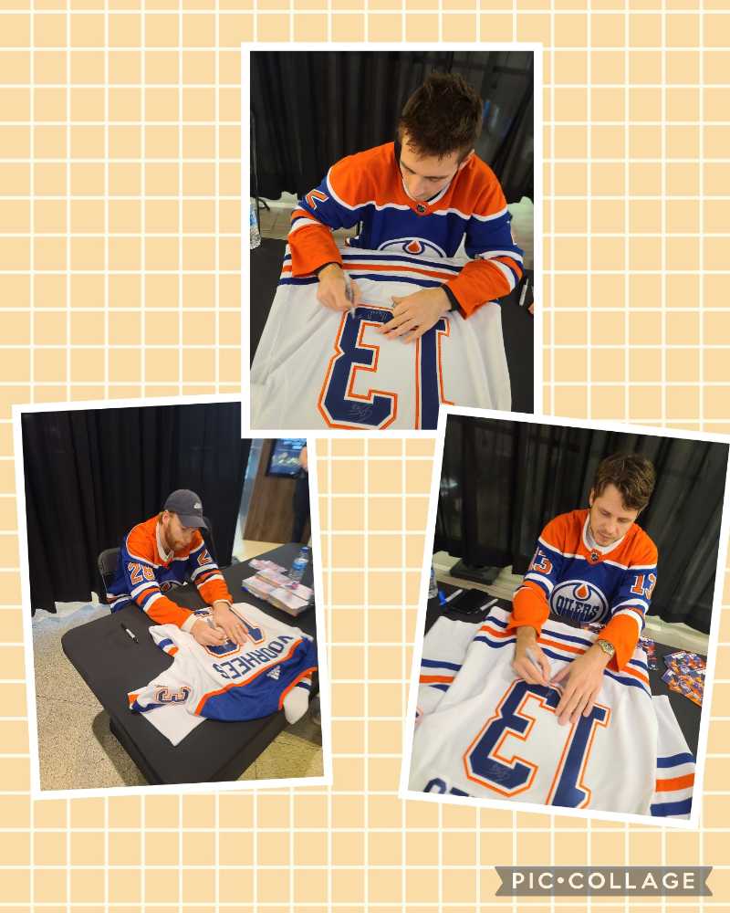 Signed Oilers Jersey - Custom Team Signed - Adidas (Hockey) action figure collectible - Main Image 4