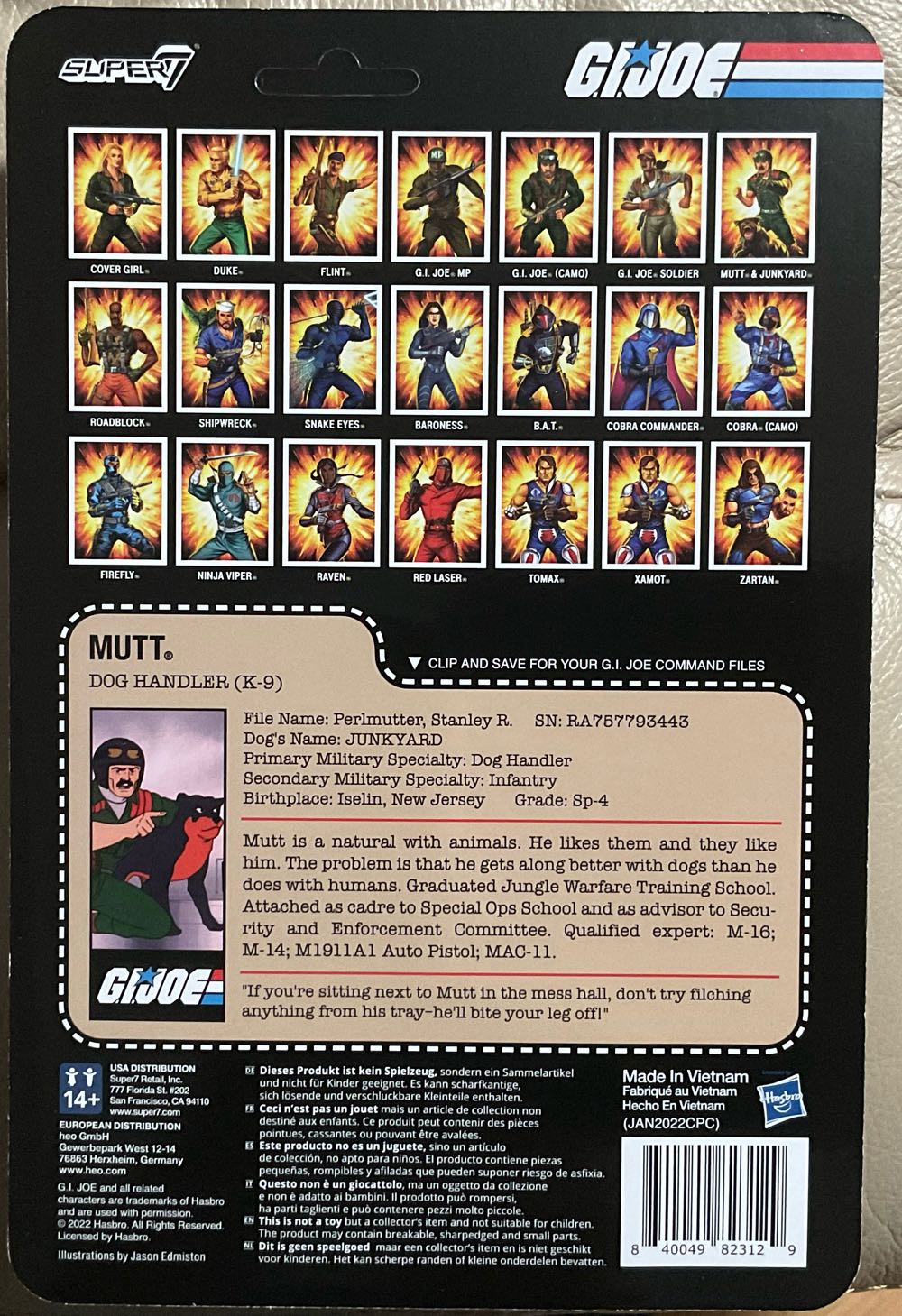 G.I. Joe (Super7) - Mutt & Junkyard - Super7 (G.I. Joe (Super7)) action figure collectible - Main Image 2