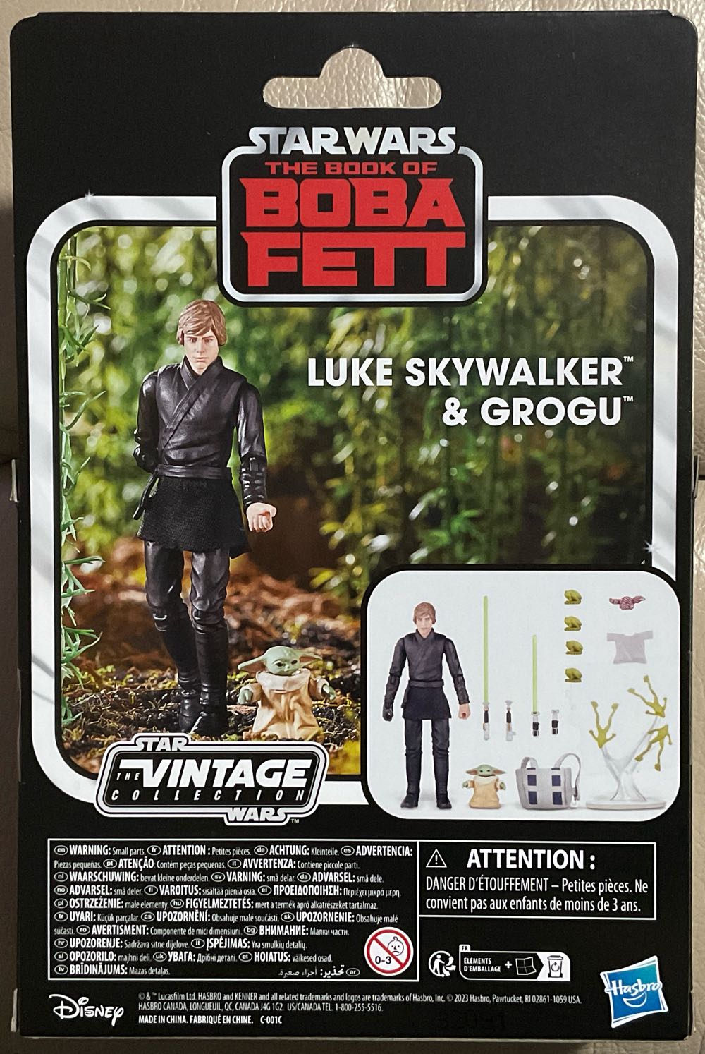 Vintage Collection - Deluxe Packs - Luke Skywalker & Grogu - Hasbro/ Disney (The Book Of Boba Fett) action figure collectible - Main Image 2