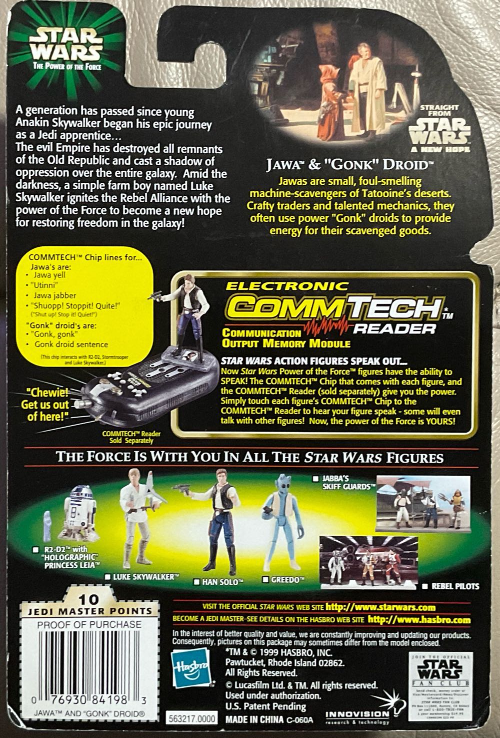 Power Of The Force (CT) - Jawa/ Gonk - Hasbro (A New Hope) action figure collectible - Main Image 2