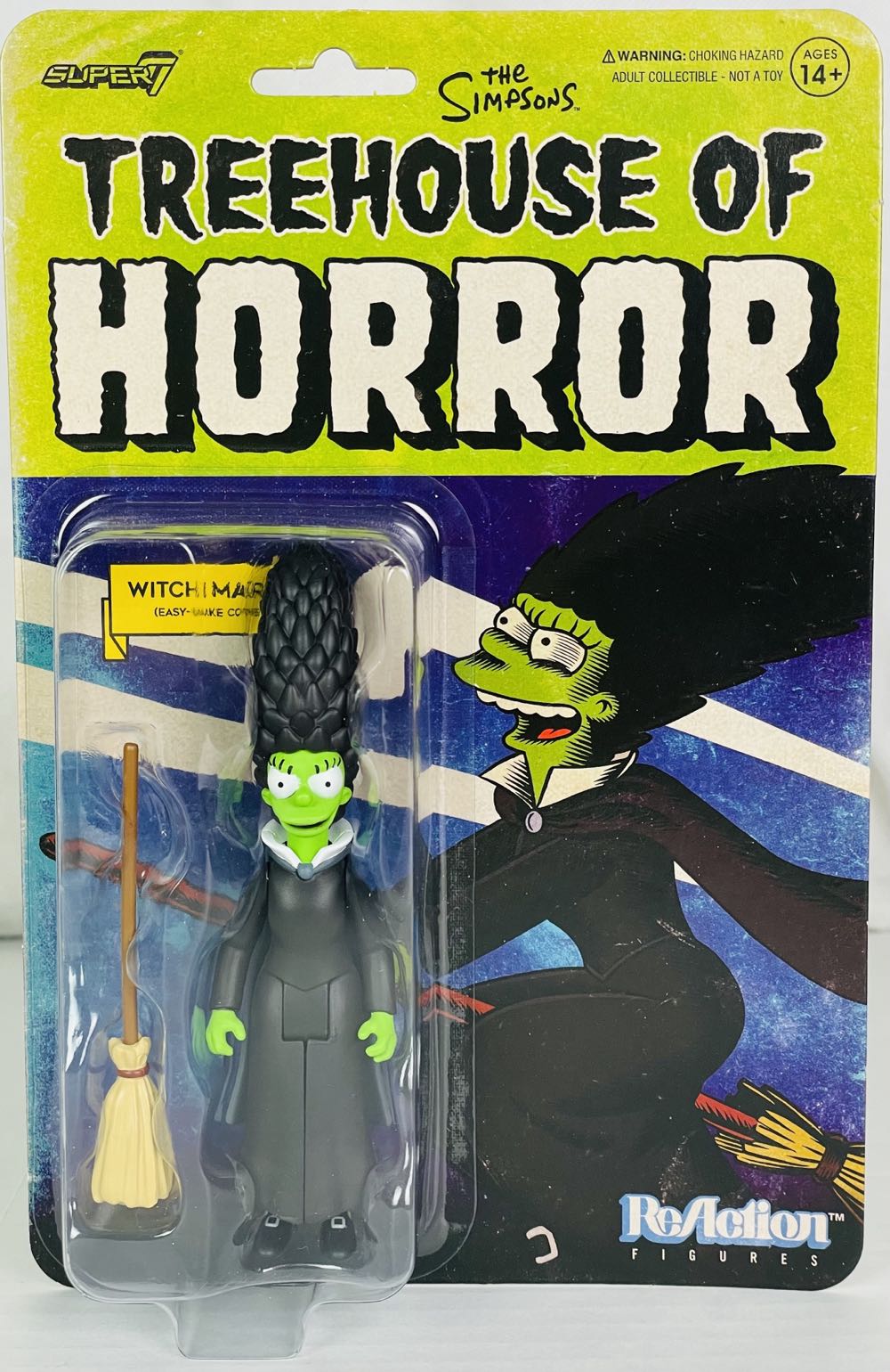 ReAction - Witch Marge - Super 7/ReAction (Simpsons Treehouse of Horror) action figure collectible [Barcode 840049832213] - Main Image 2