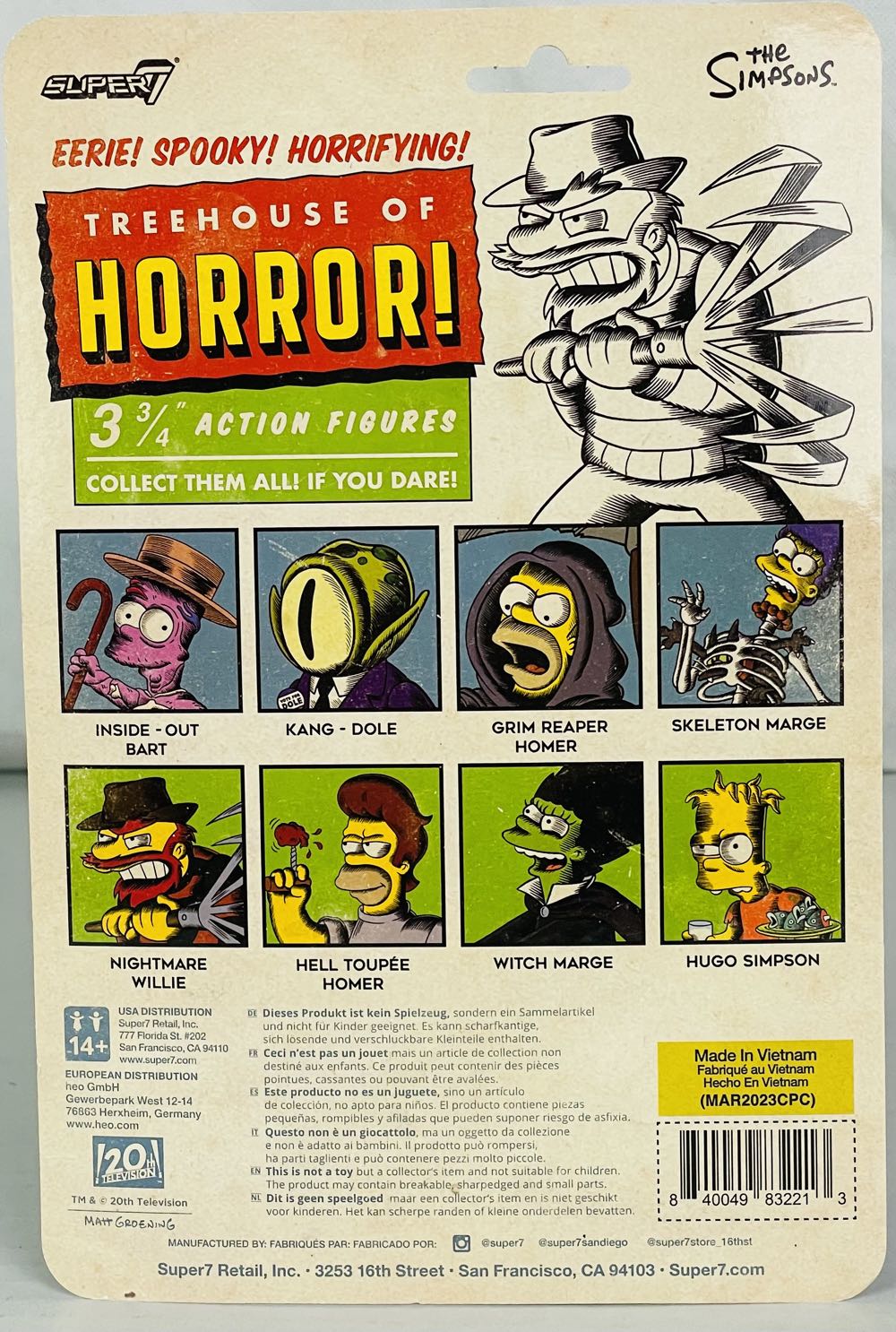 ReAction - Witch Marge - Super 7/ReAction (Simpsons Treehouse of Horror) action figure collectible [Barcode 840049832213] - Main Image 3