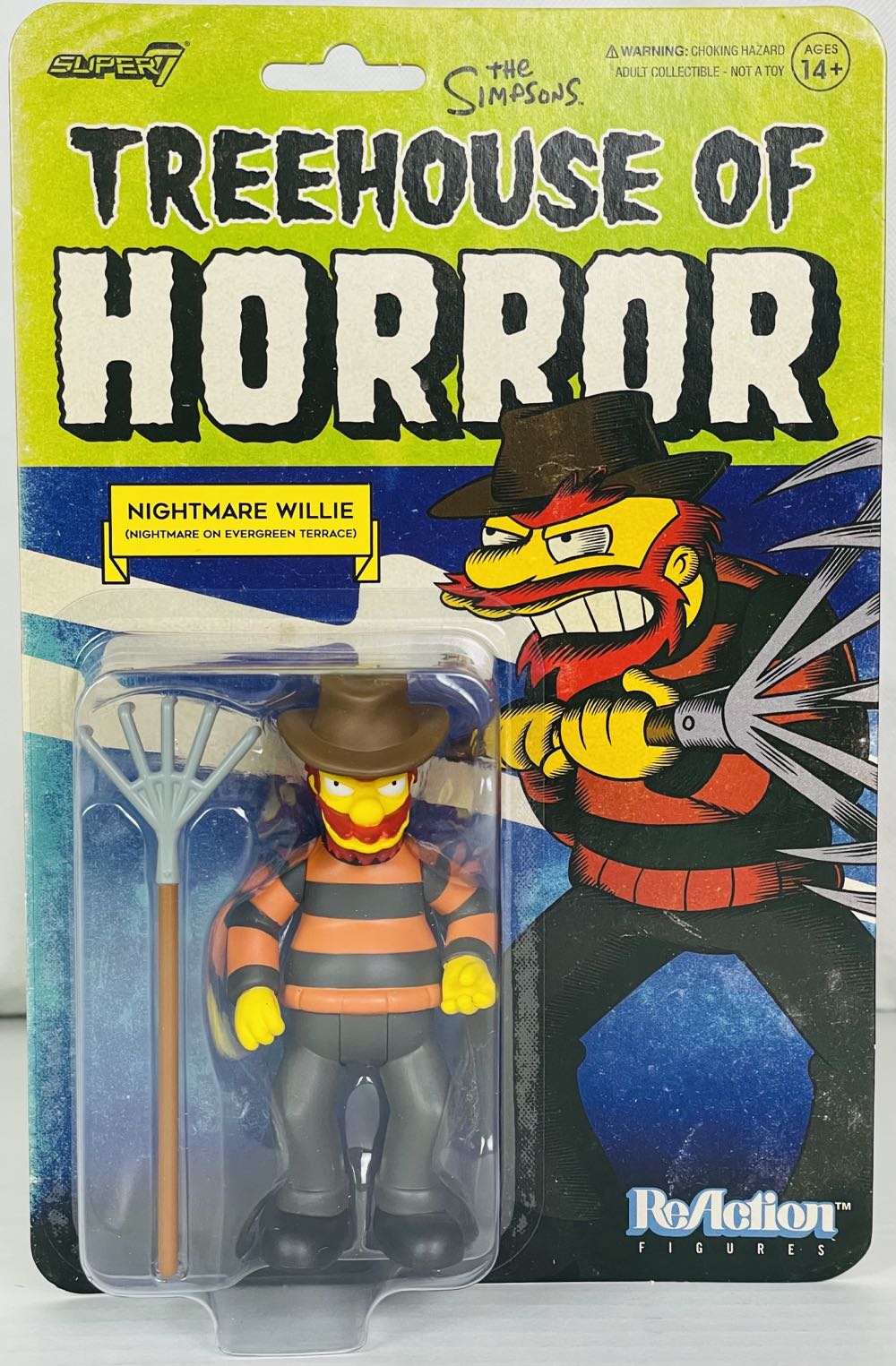 The Simpsons Nightmare Willie - Super 7 / ReAction Figures (Simpsons Treehouse of Horror) action figure collectible [Barcode 840049832183] - Main Image 2