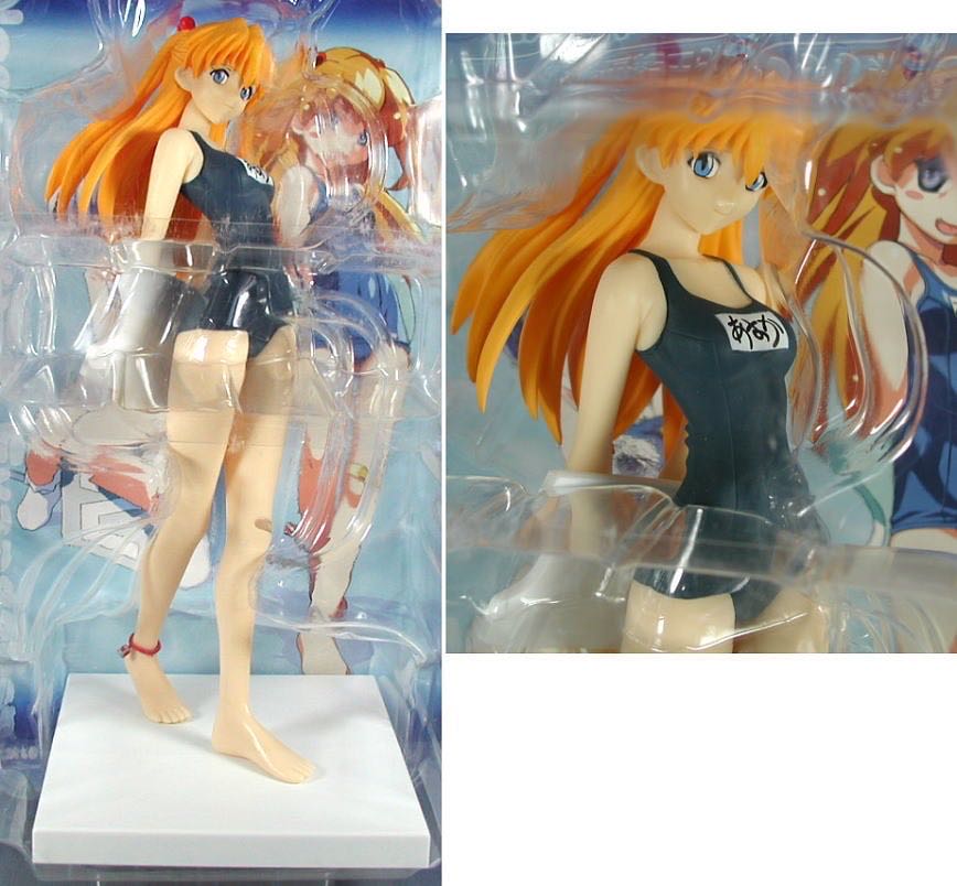 Evangelion EX School Swimsuit Figure : Ayanami Rei  - Sega action figure collectible - Main Image 2