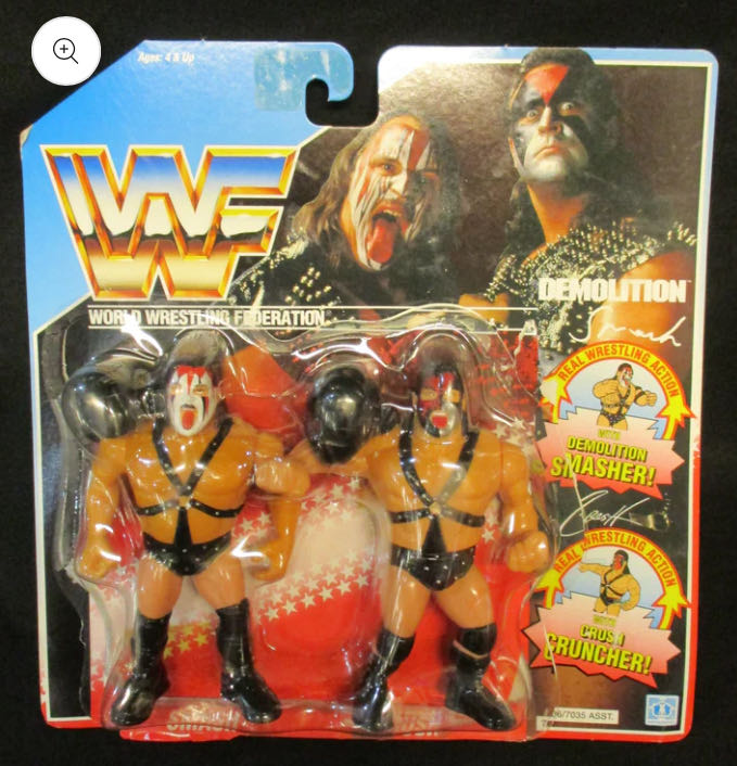Hasbro Series #2 - WWF Hasbro (Demolition Smash & Crush) action figure collectible - Main Image 3