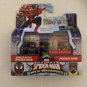Minimates Ultimate Web & Power Man Spider New  action figure collectible [Barcode 699788105450] - Main Image 1