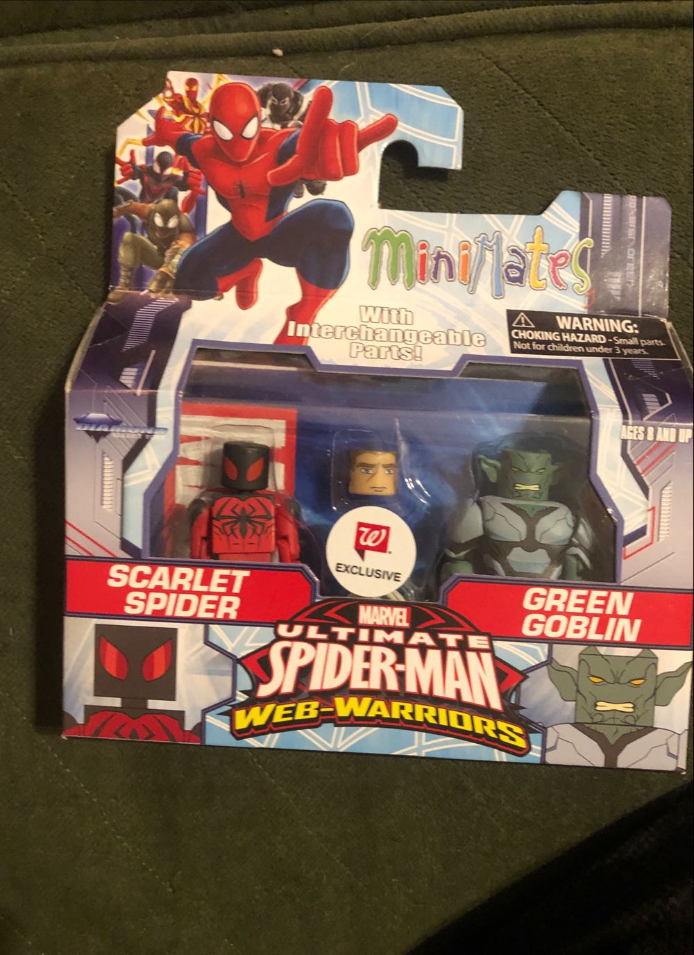 Marvel Minimates Scarlet Spider Green Goblin Walgreens And  action figure collectible [Barcode 699788816400] - Main Image 2