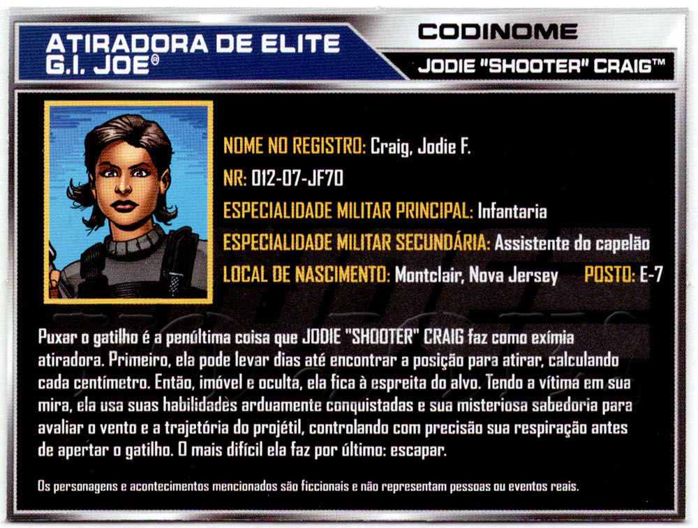 #90 Jodie “Shooter” Craig (Night Force) - Hasbro (G.I. Joe) action figure collectible [Barcode 5010996123435] - Main Image 4