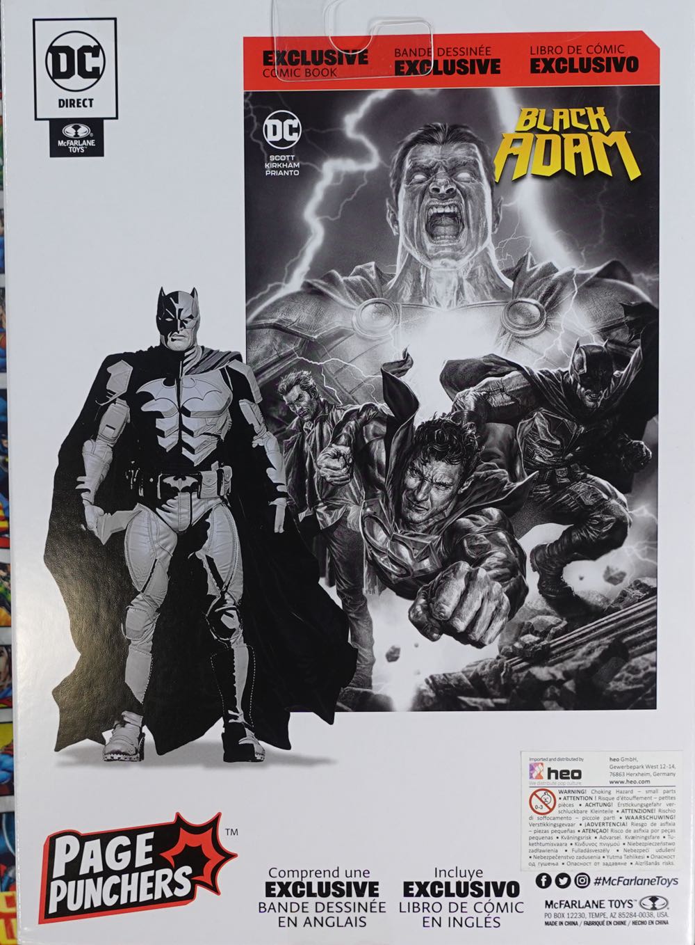 Batman: Page Punchers - McFarlane Toys (Page Punchers: Black Adam) action figure collectible - Main Image 2