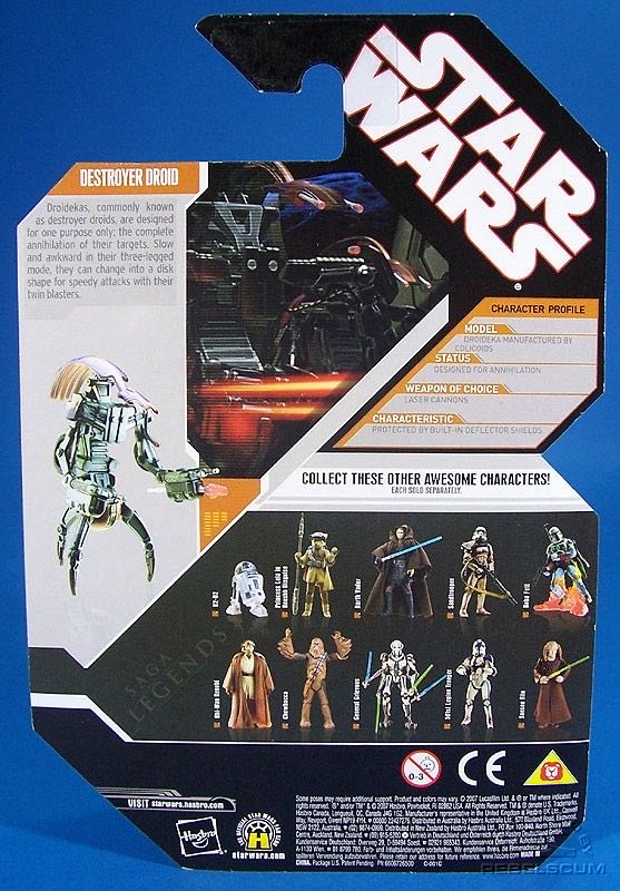 Star Wars: Destroyer Droid (77-07) - Hasbro (Star Wars: The 30th Anniversary Collection) action figure collectible - Main Image 4