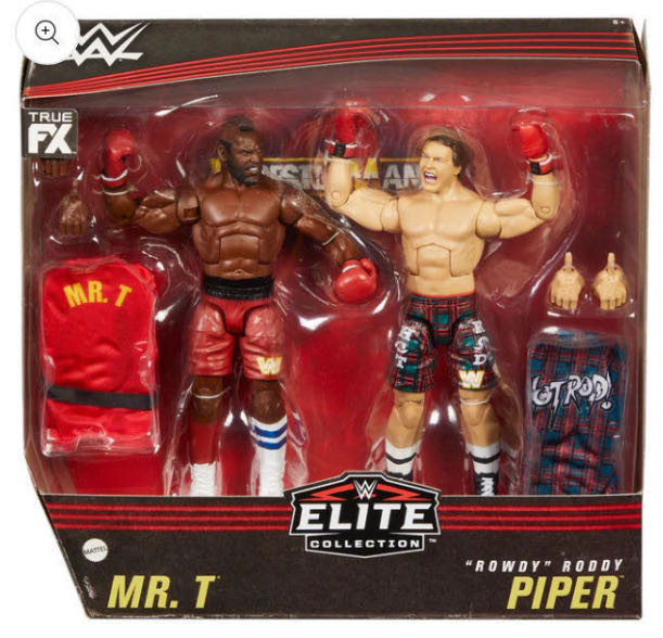Elite 2-Pack - Mattel (Mr. T Vs. Rowdy Roddy Piper) action figure collectible - Main Image 1