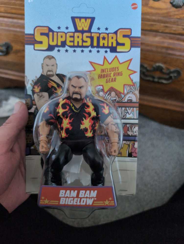 Bam Bam Bigelow - Mattel (WWE) action figure collectible [Barcode 194735115686] - Main Image 3