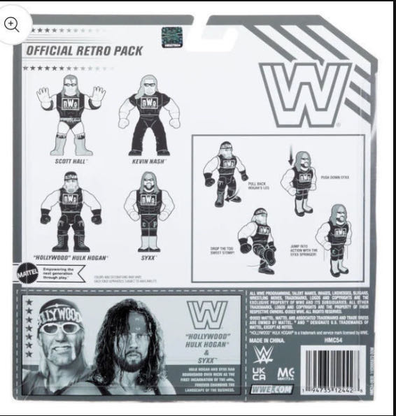 Ringside Exclusive - Mattel Retro (Hulk Hogan) action figure collectible - Main Image 2