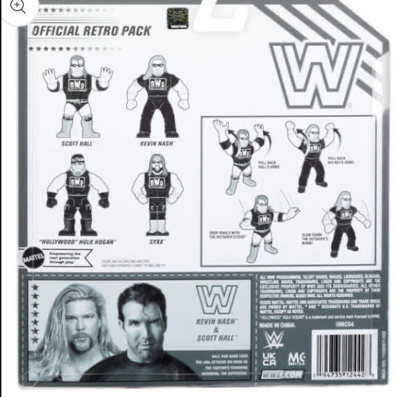 Ringside Exclusive - Mattel Retro (Kevin Nash) action figure collectible - Main Image 2