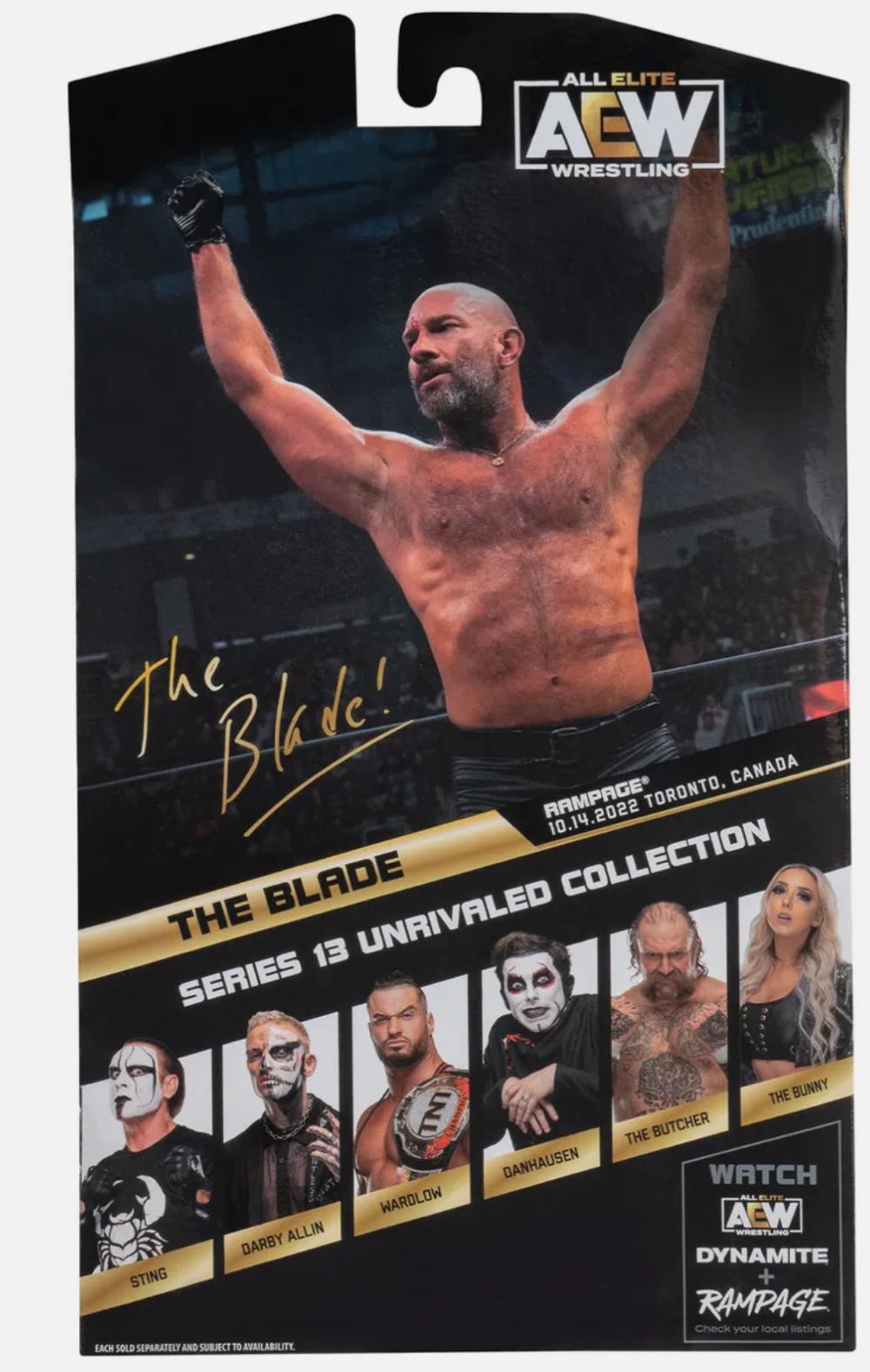 The Blade - Jazwares (AEW) action figure collectible [Barcode 191726485117] - Main Image 2