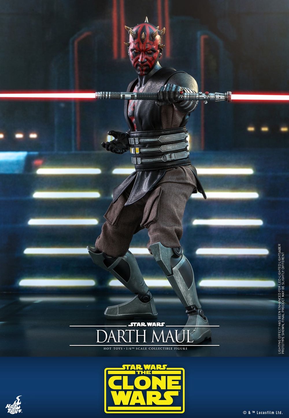 Darth Maul - Hot Toys (Star Wars) action figure collectible [Barcode 4895228606839] - Main Image 3