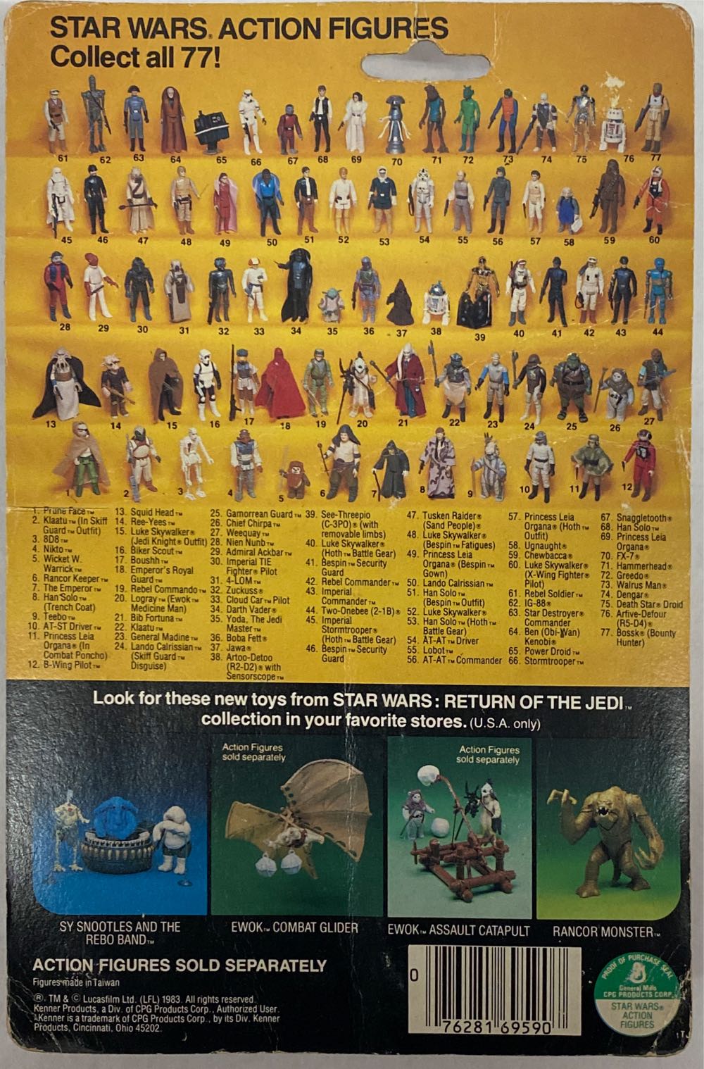 Rancor Keeper - Kenner (Return Of The Jedi) action figure collectible [Barcode 076281695907] - Main Image 2