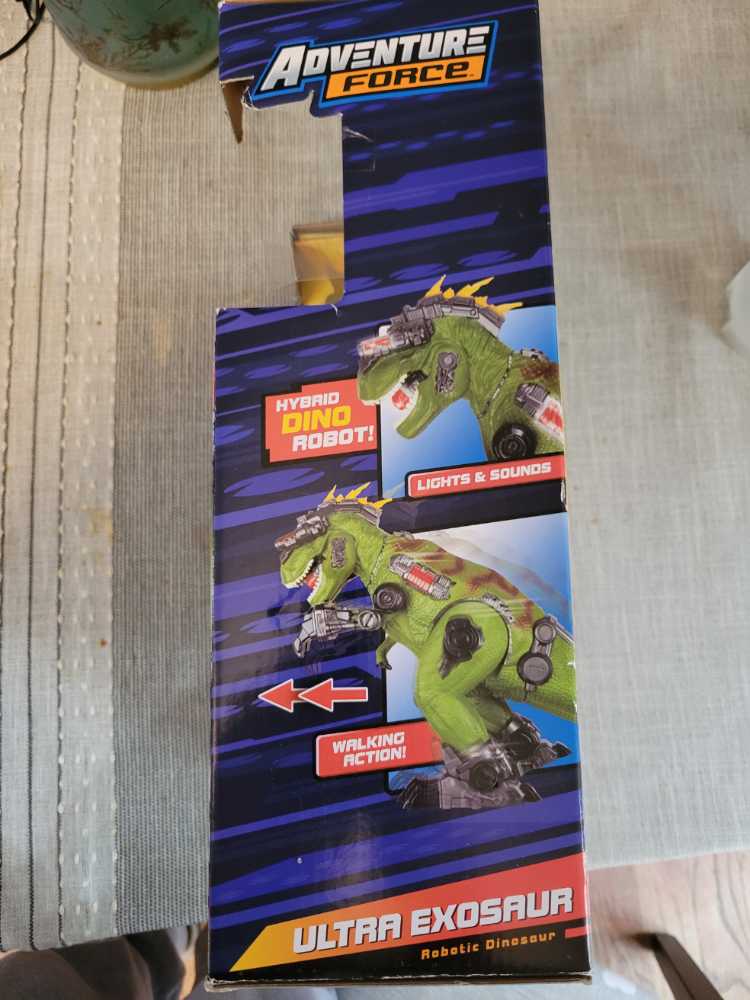 Adventure Force Ultra Exosaur Robotic Dinosaur Roams & Roars Motion Activated Rex - Deluxe - Walmart action figure collectible [Barcode 682303201010] - Main Image 2