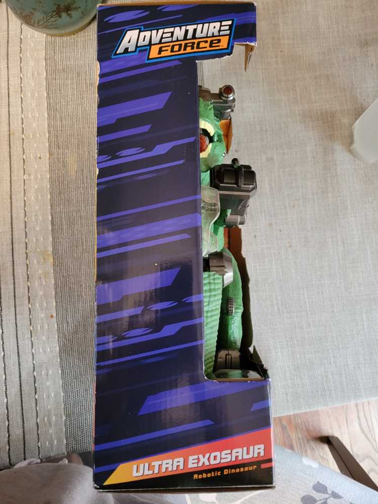Adventure Force Ultra Exosaur Robotic Dinosaur Roams & Roars Motion Activated Rex - Deluxe - Walmart action figure collectible [Barcode 682303201010] - Main Image 3