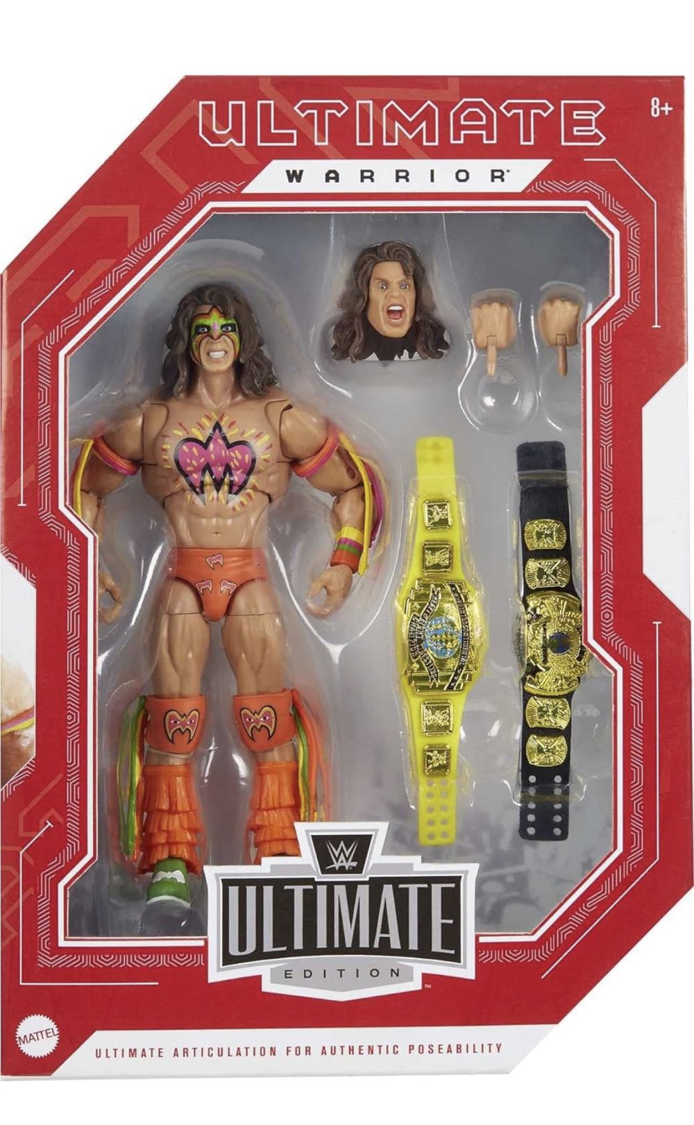 Ultimate Warrior - Mattel (WWE Ultimate Edition) action figure collectible - Main Image 3