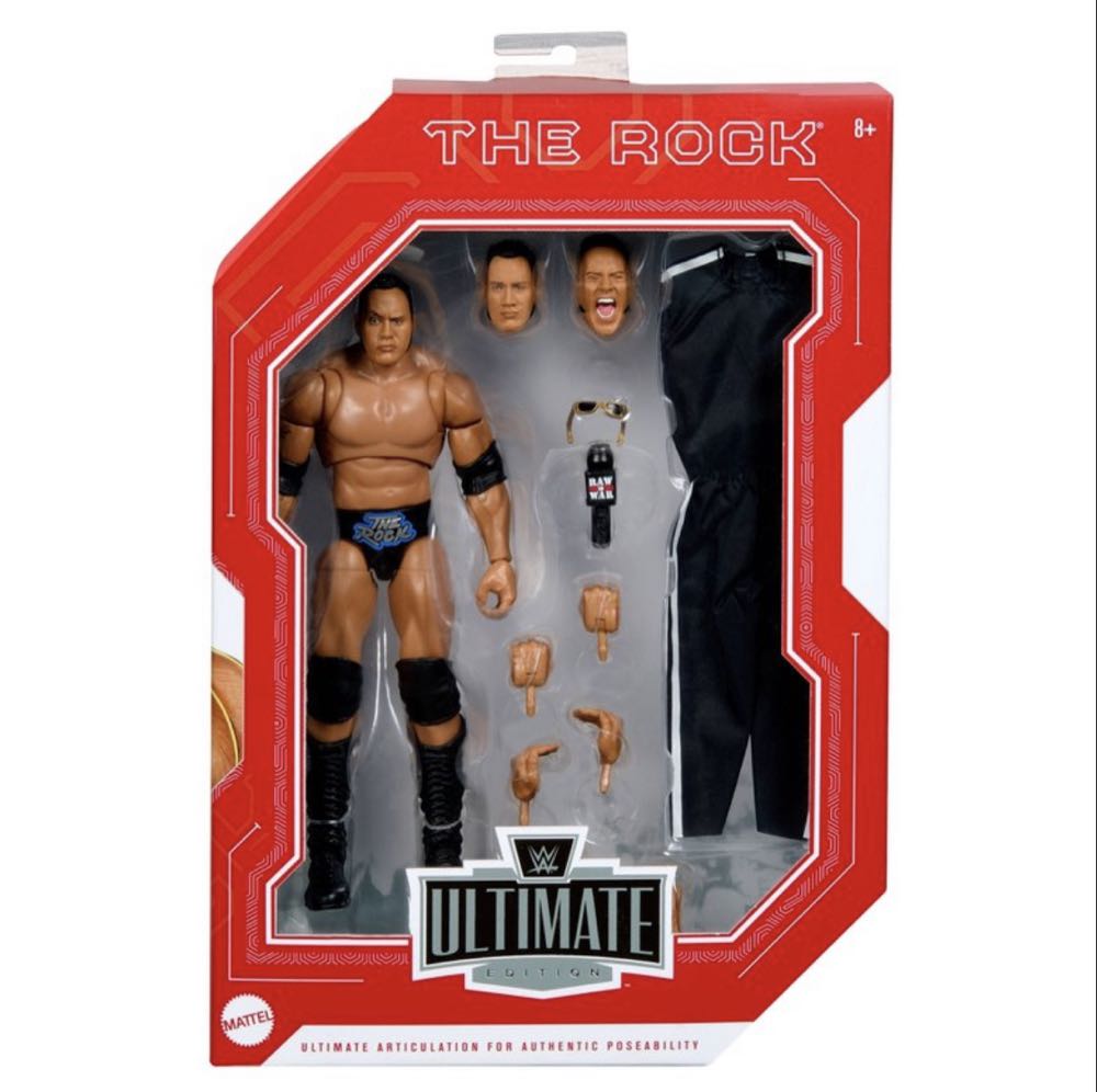 The Rock - Mattel (WWE Ultimate Edition) action figure collectible - Main Image 3