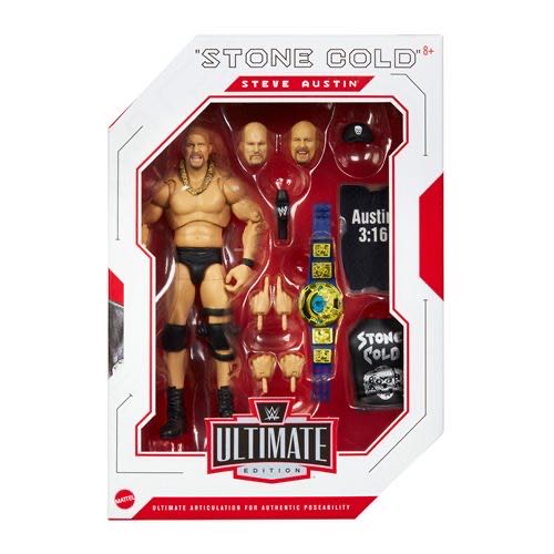 “Stone Cold” Steve Austin - Mattel (WWE Ultimate Edition) action figure collectible - Main Image 3