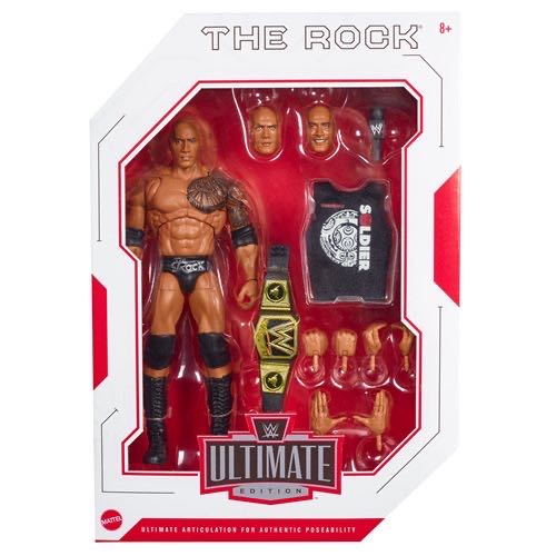 The Rock - Mattel (WWE Ultimate Edition) action figure collectible - Main Image 3