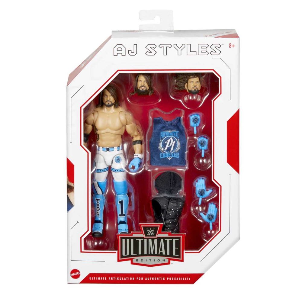 AJ Styles - Mattel (WWE Ultimate Edition) action figure collectible - Main Image 3