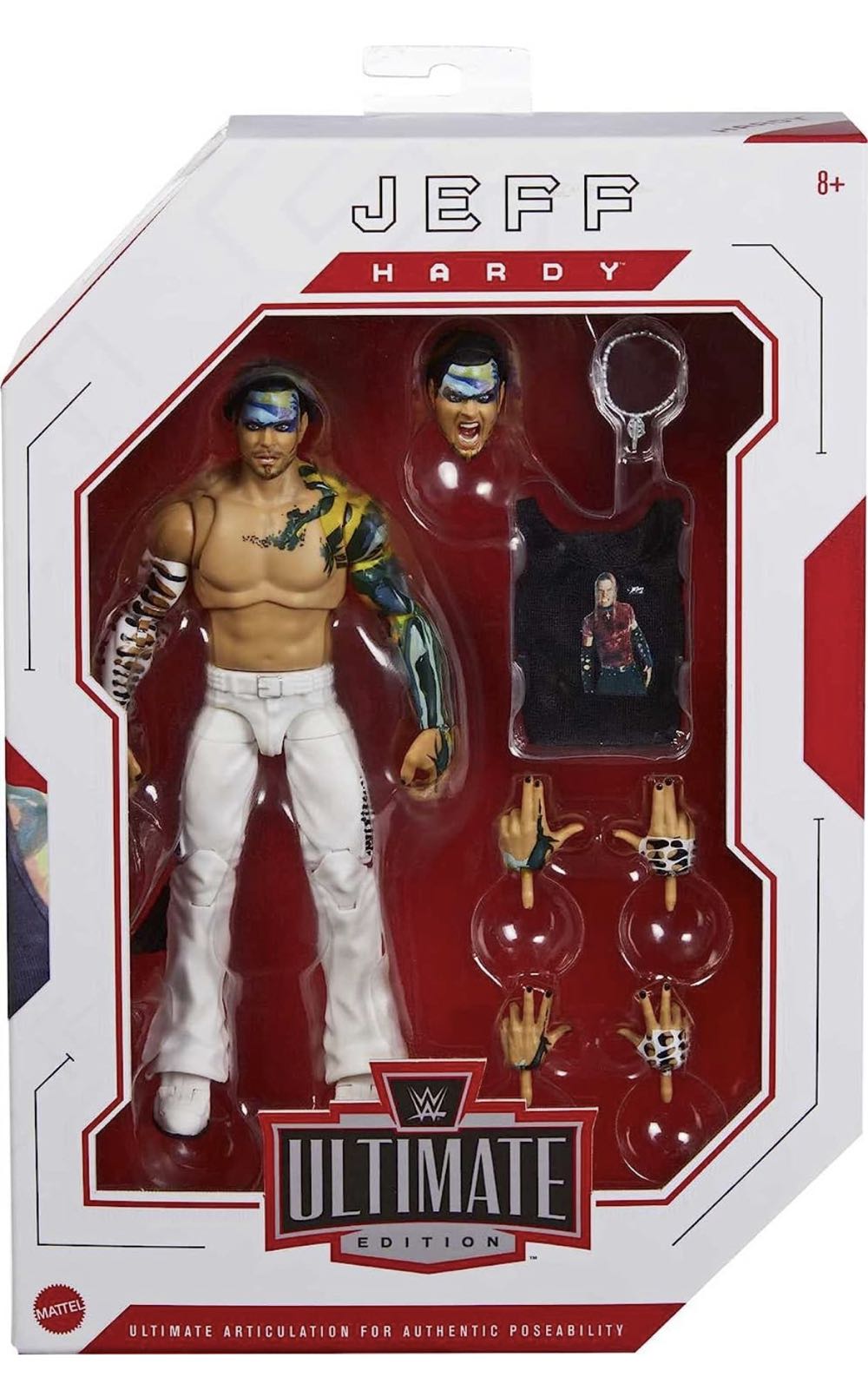 Jeff Hardy - Mattel (WWE Ultimate Edition) action figure collectible - Main Image 3