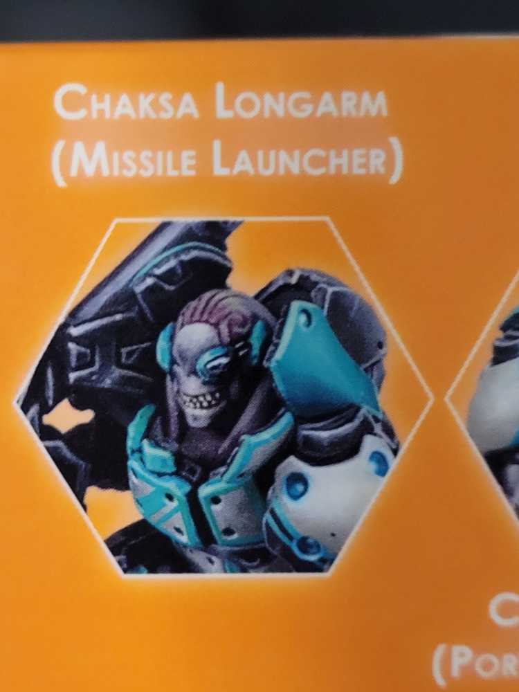 Na2 Infinity Na2 Chaksa Longarms Corvus Belli Tohaa 280753  action figure collectible [Barcode 2807530008715] - Main Image 2