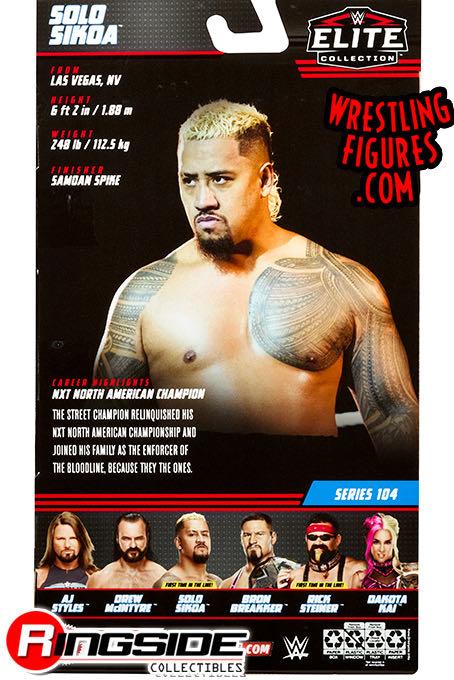 Solo Sikoa - Mattel Wwe (WWE Elite Collection 104) action figure collectible - Main Image 4