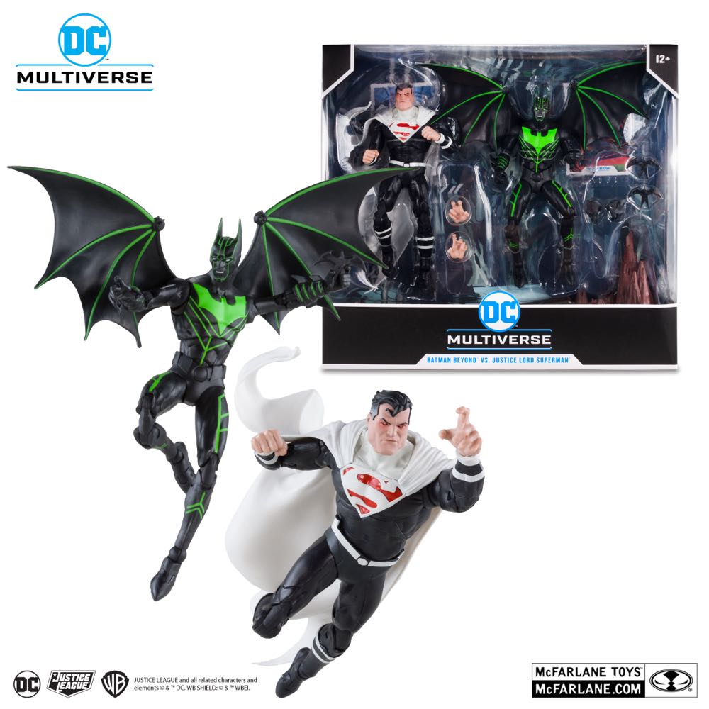 Superman Justice Lord - McFarlane Toys (Batman Beyond 2.0) action figure collectible [Barcode 787926157390] - Main Image 3
