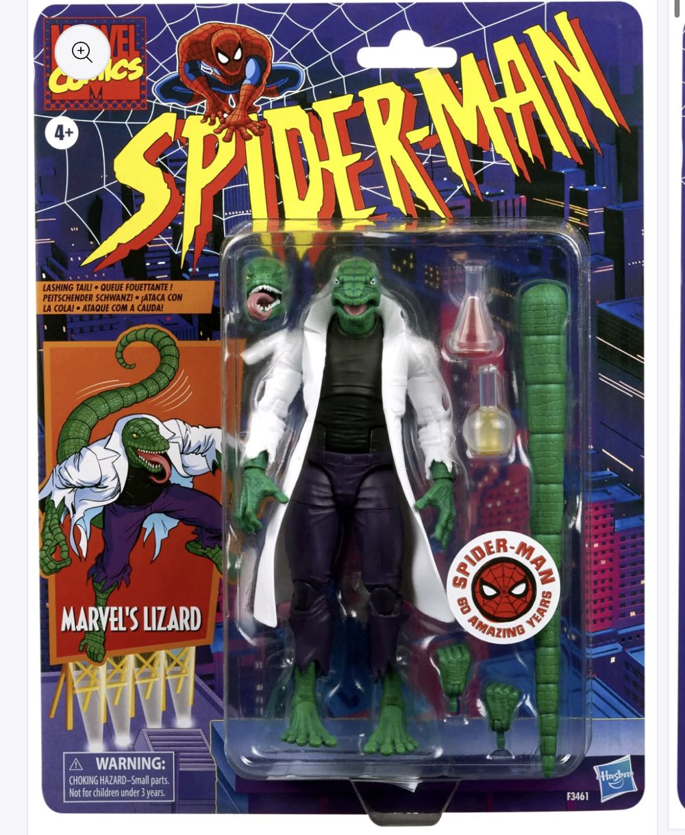 Lizard - Hasbro (Marvel Legends Spider-Man Retro Series) action figure collectible - Main Image 2
