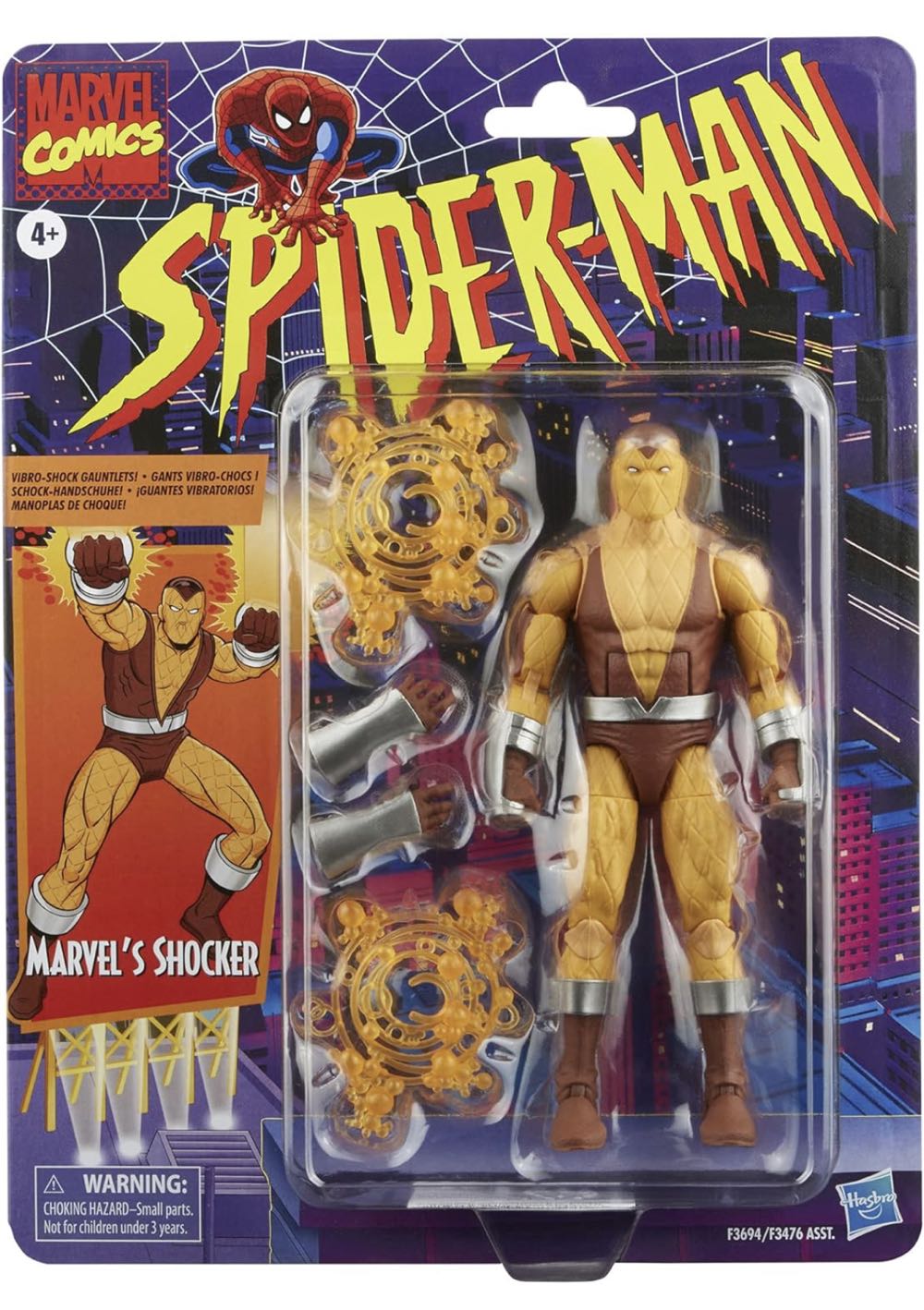 Shocker - Hasbro (Marvel Legends Spider-Man Retro Series) action figure collectible - Main Image 2