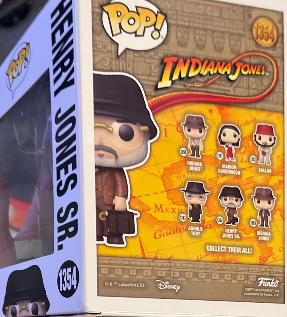 Funko Pops: Indiana Jones 1354 Henry Jones Sr.  (Funko Pops) action figure collectible [Barcode 889698639873] - Main Image 2