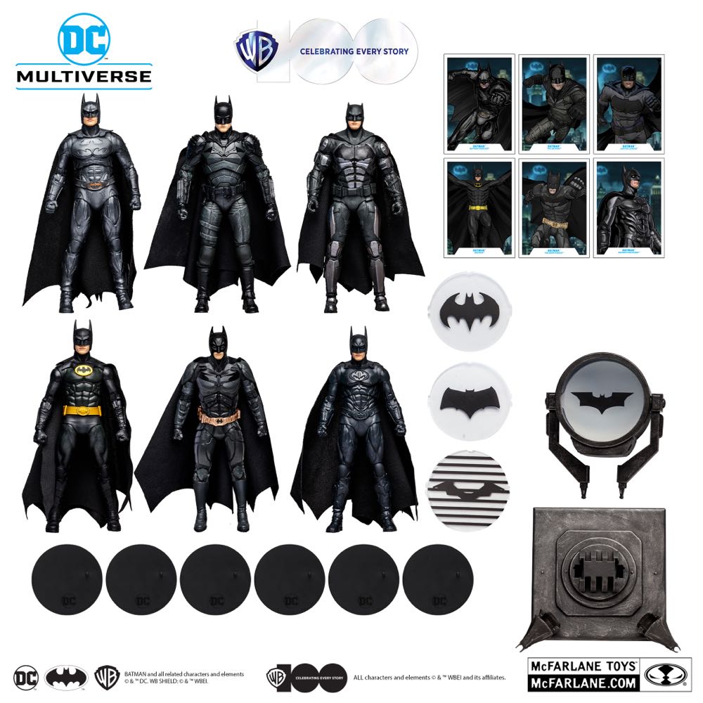 McFarlane DC Multiverse - Batman The Ultimate Movie Collection 6 Pack - McFarlane Toys (Batman) action figure collectible - Main Image 2