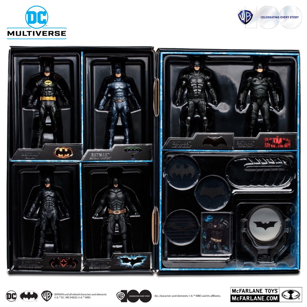 McFarlane DC Multiverse - Batman The Ultimate Movie Collection 6 Pack - McFarlane Toys (Batman) action figure collectible - Main Image 3