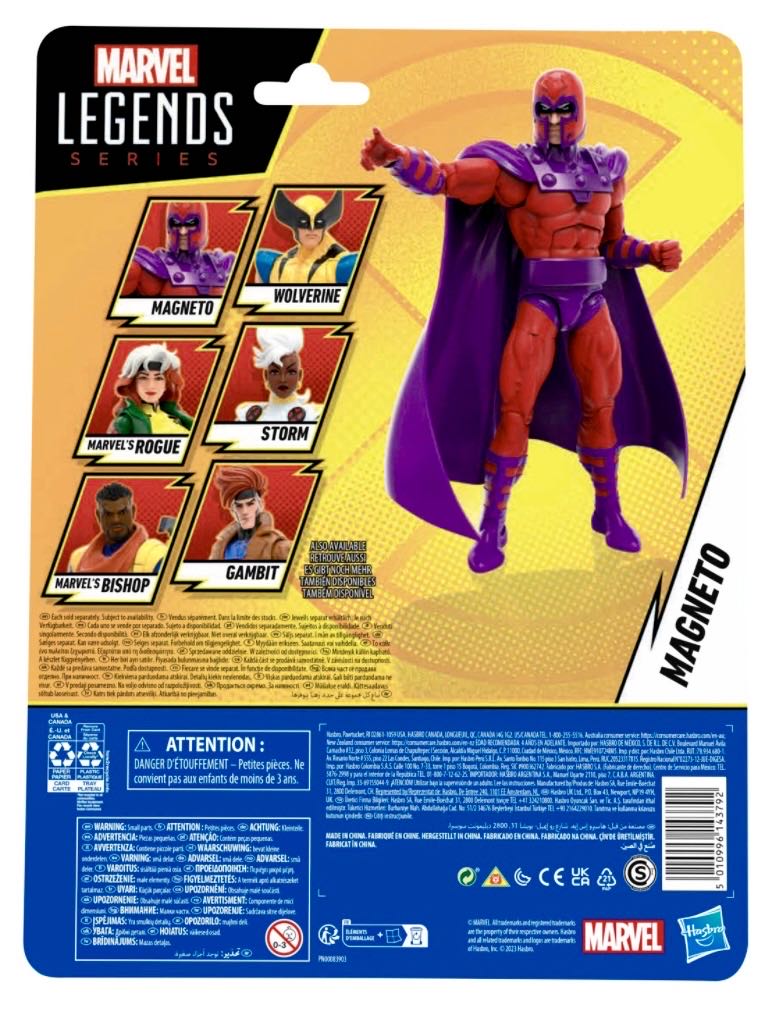 Marvel Legends Retro Series X-Men ’97 Series MAGNETO - Hasbro (Marvel Legends Retro Series) action figure collectible - Main Image 2