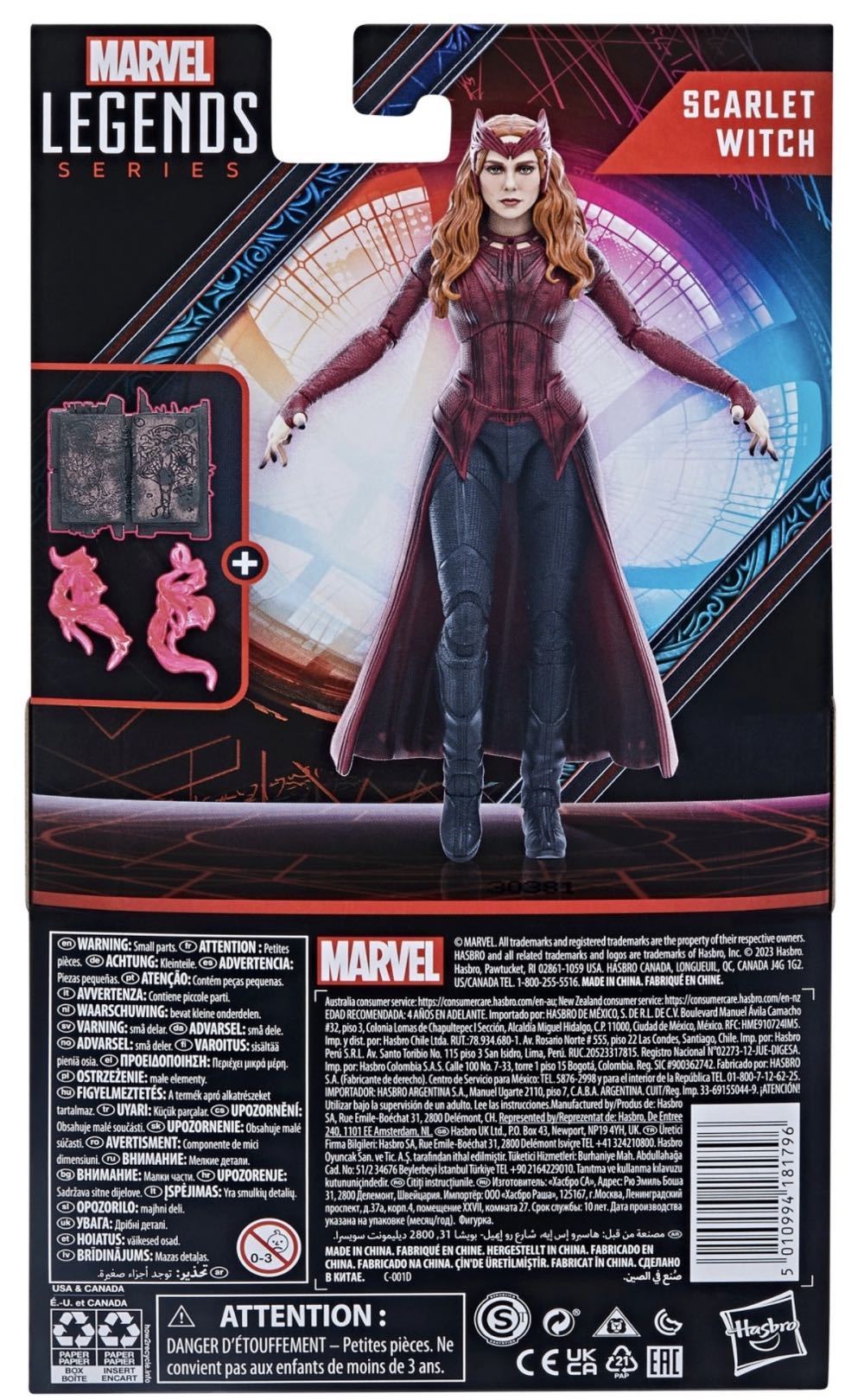 Marvel Legends Doctor Strange: Multiverse of Madness Series SCARLET WITCH (Exclusive) - Hasbro (Marvel Legends) action figure collectible - Main Image 2