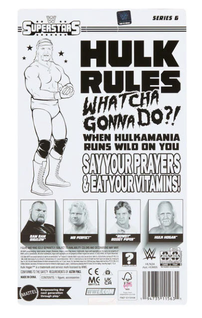 Superstars Series #6 (C) - Mattel Superstars (Hulk Hogan) action figure collectible - Main Image 2