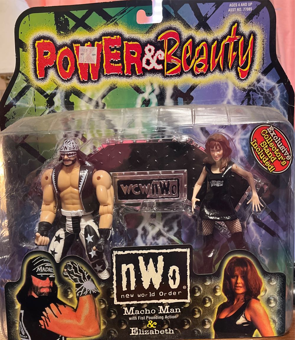 WCW/NWO Toy Biz Macho Man  Savage Randy & Elizabeth - Toy Biz action figure collectible [Barcode 035112770886] - Main Image 2
