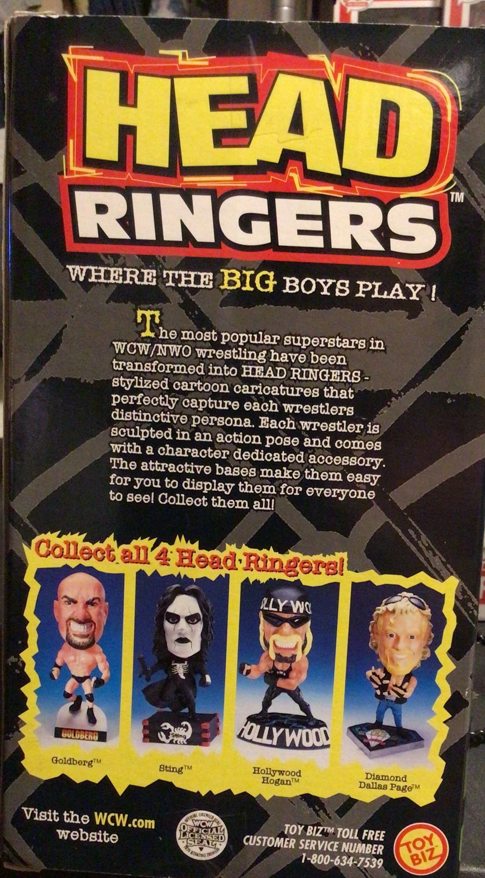 WCW/NWO Goldberg Head Ringers - Toy Biz (WCW/NWO Head Ringers) action figure collectible [Barcode 035112771814] - Main Image 3