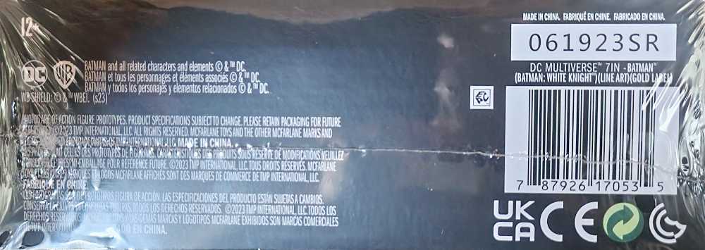 Batman - White Knight Sketch Edition - McFarlane Toys™ (Batman: White Knight) action figure collectible [Barcode 787926170535] - Main Image 4