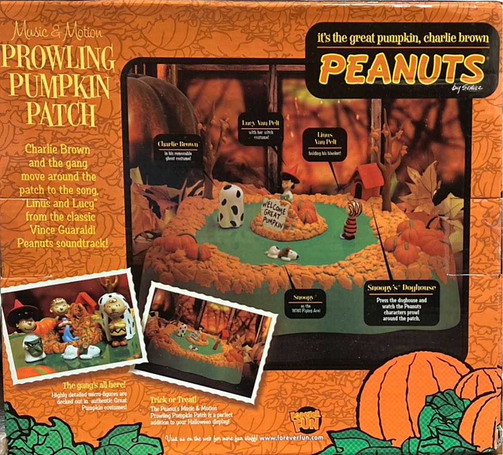 Peanuts It’s The Great Pumpkin Charlie Brown Prowling Patch - Forever Fun action figure collectible [Barcode 879104005309] - Main Image 2