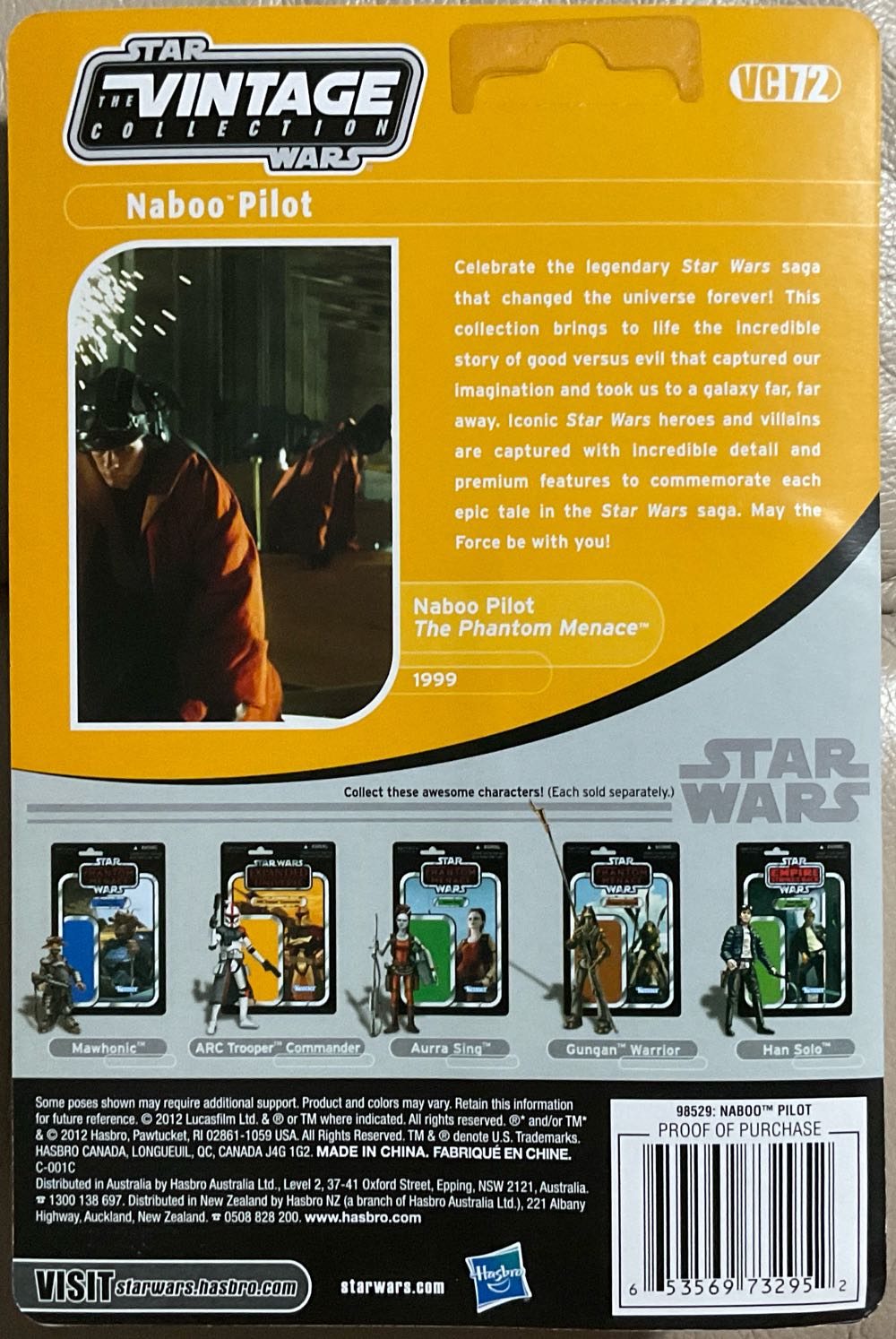 Vintage Collection - #72 - Naboo Pilot - Hasbro (The Phantom Menace) action figure collectible - Main Image 2