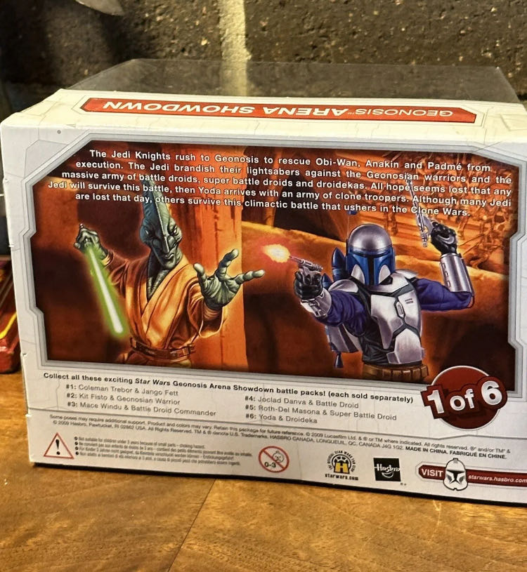 Coleman Trebor LC Geonosis Arena Showdown (1 Of 6) - Hasbro (Star Wars Episode II Attack of the Clones) action figure collectible - Main Image 4