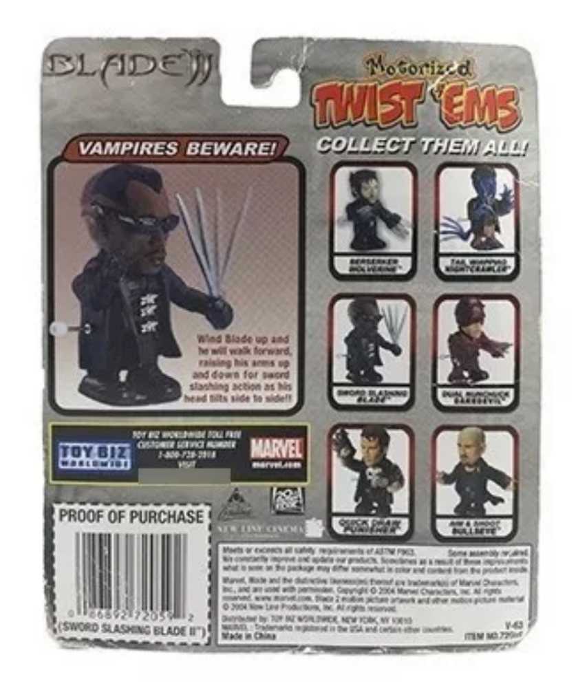 ToyBiz Motorized Twist ’Ems Sword Slashing Blade II  action figure collectible [Barcode 086892720592] - Main Image 2