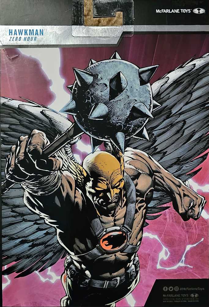 Zero Hour Hawkman - DC - JUSTICE LEAGUE (Justice League) action figure collectible [Barcode 787926152821] - Main Image 2