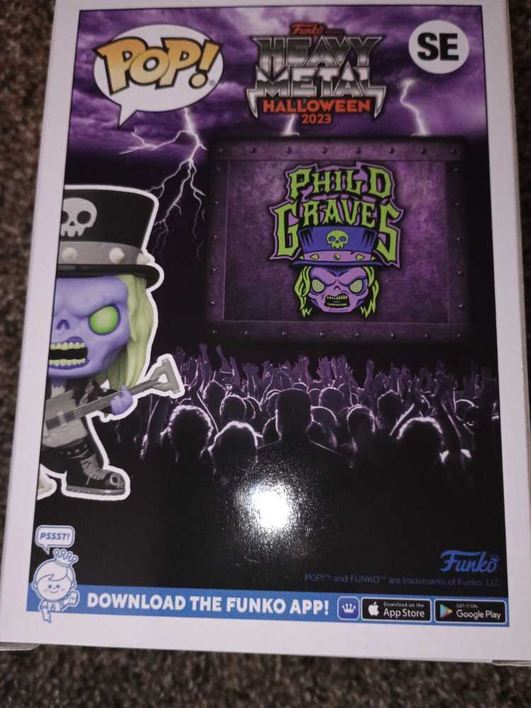 Heavy Metal Halloween 2023: Phil D. Graves #SE - Funko (Heavy Metal Halloween) action figure collectible [Barcode 889698765985] - Main Image 2