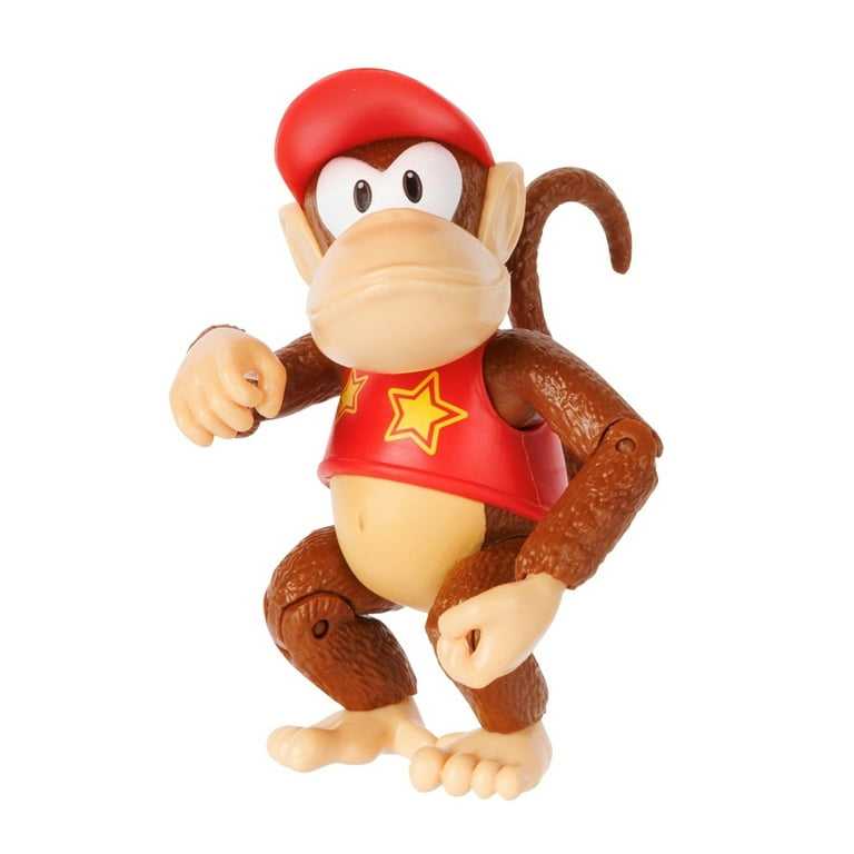Super Mario - Diddy Kong  - Jakks Pacific (Arcade: Nintendo) action figure collectible [Barcode 192995417892] - Main Image 3